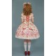 Antique Doll Strawberry Cake Bouquet Blouse JSK and OP(Reservation/3 Colours/Full Payment Without Shipping)